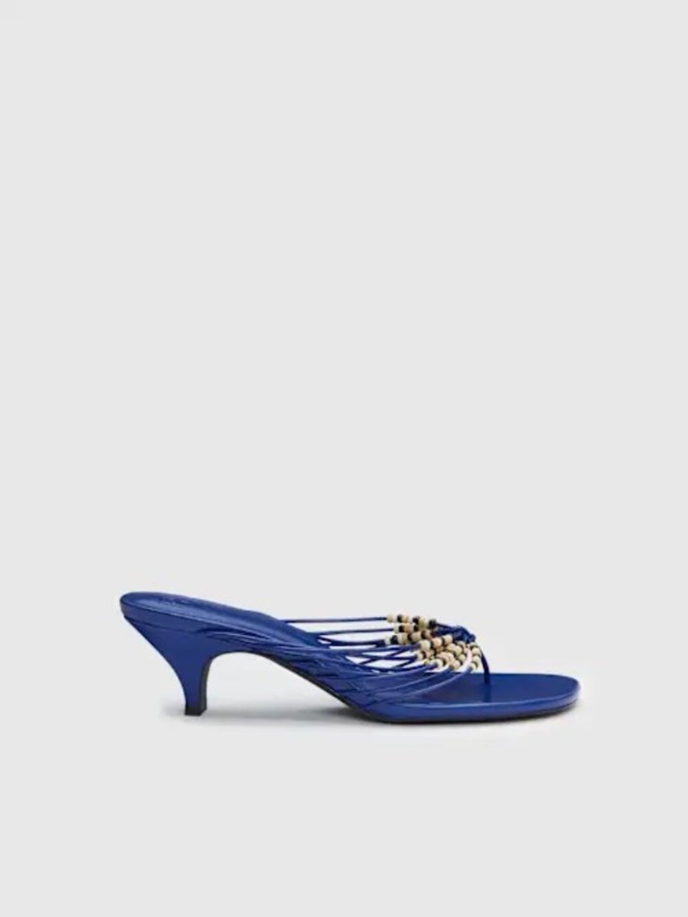 Reformation Jessica Heeled Thong Blue - Size 6.5